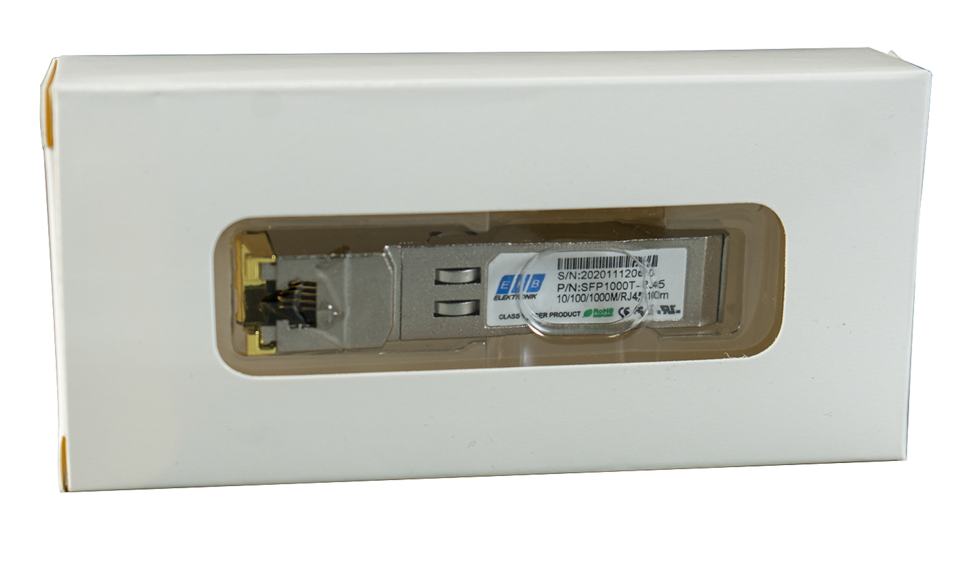 EFB 1.25G SFP MM 850nm VCSEL 550m LC DDM, compatible to HP Aruba J4858D